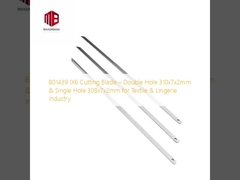 801439 IX6 Режущее лезвие ️ двойной отверстий 310x7x2 мм & одно отверстие 308x7x2 мм для текстильной и нижней одежды промышленности