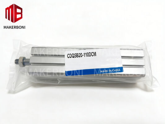 Компактный цилиндр CQS с ходом 110 мм, двустороннего действия, с магнитным поршнем для режущей машины Yin Auto